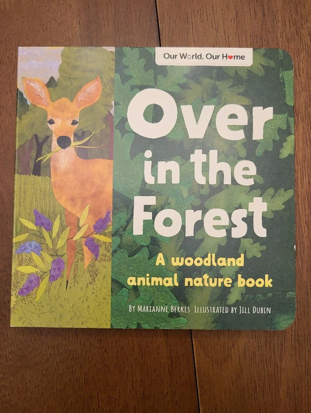 Over in the Forest Children's Board Book - Marianne Berkes Like New
